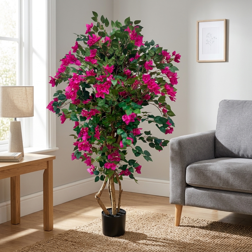 Artificial Pink Bougainvillea Tree 150cm detail 2