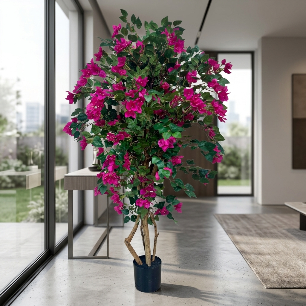 Artificial Pink Bougainvillea Tree 150cm detail 4