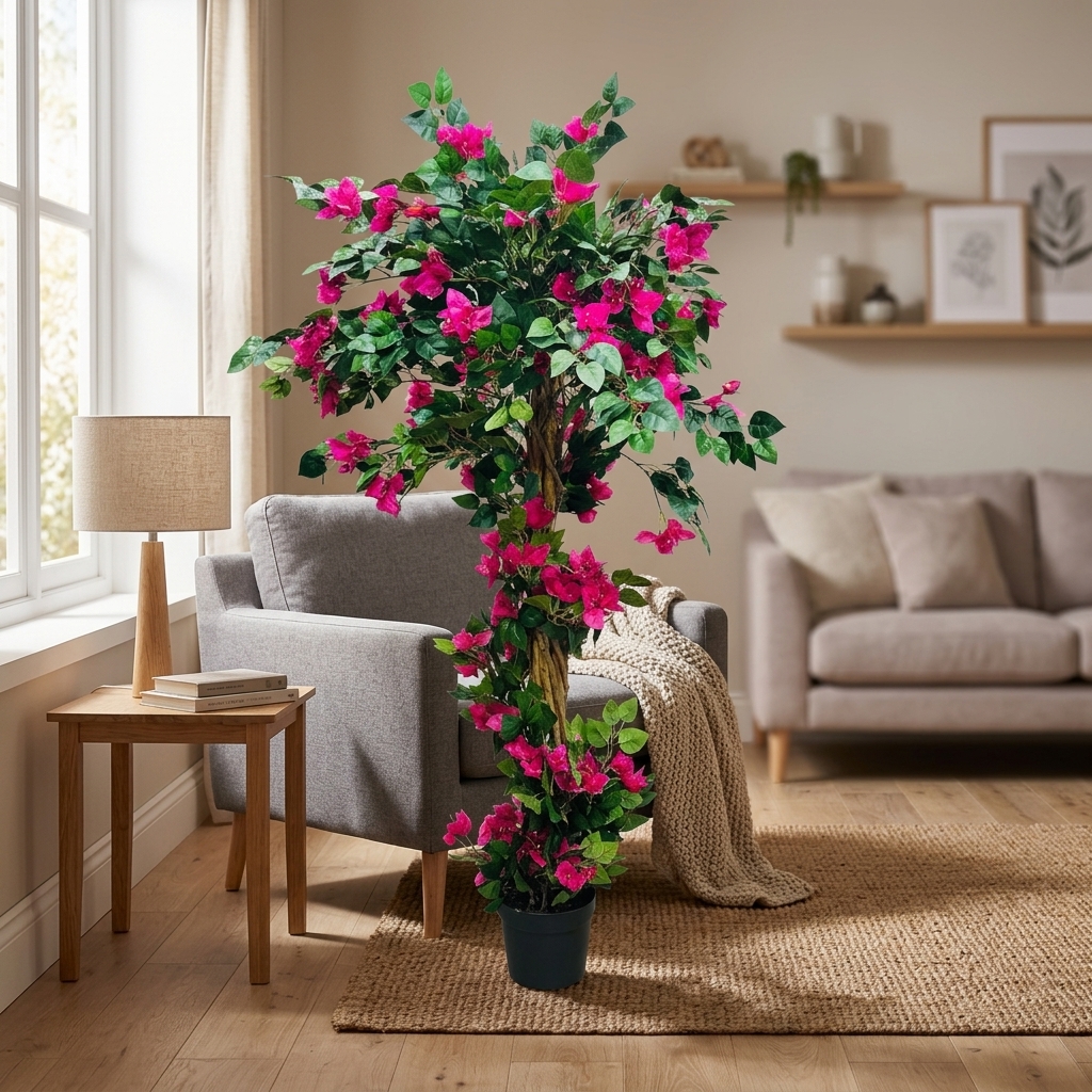Artificial Pink Bougainvillea Tree 170cm detail 2