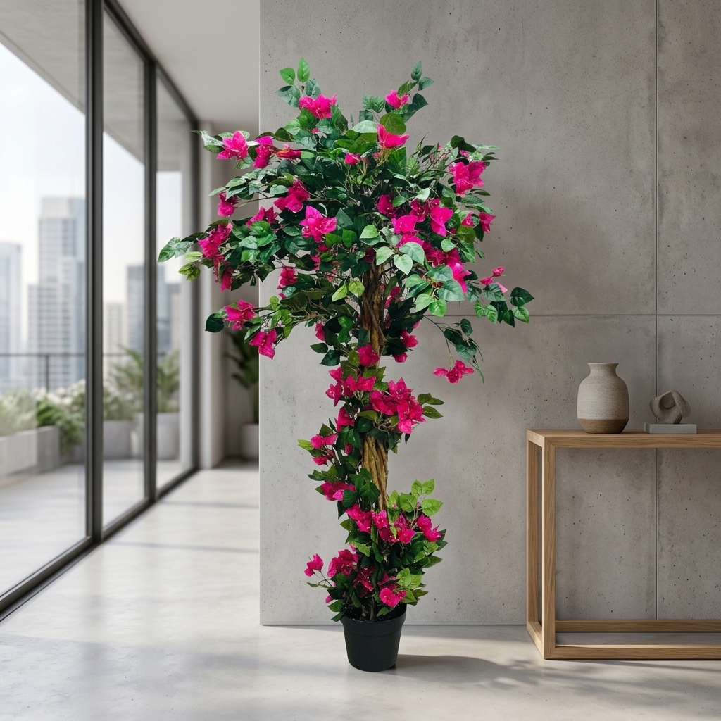 Artificial Pink Bougainvillea Tree 170cm detail 4