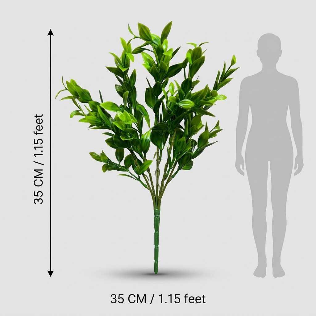 Artificial Monstera Mini Bundle 35cm detail 3