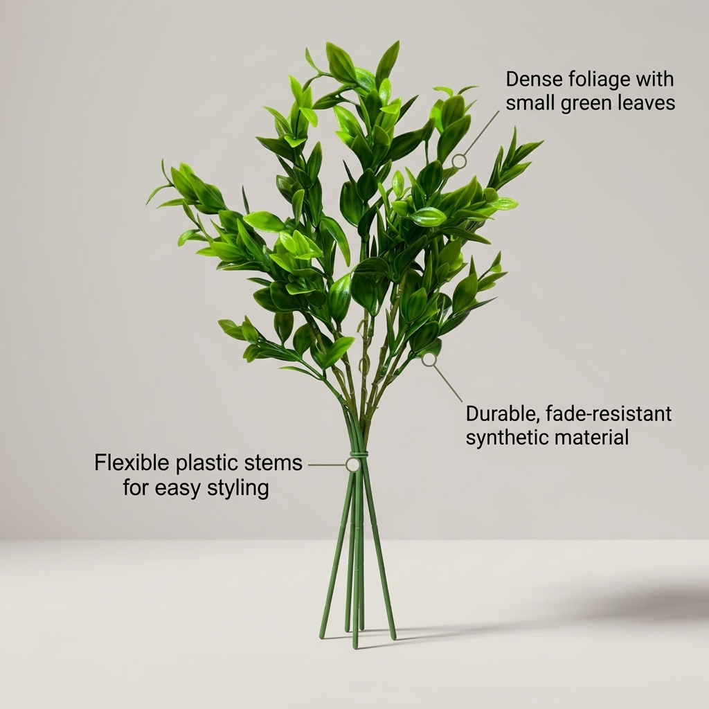 Artificial Monstera Mini Bundle 35cm detail 5