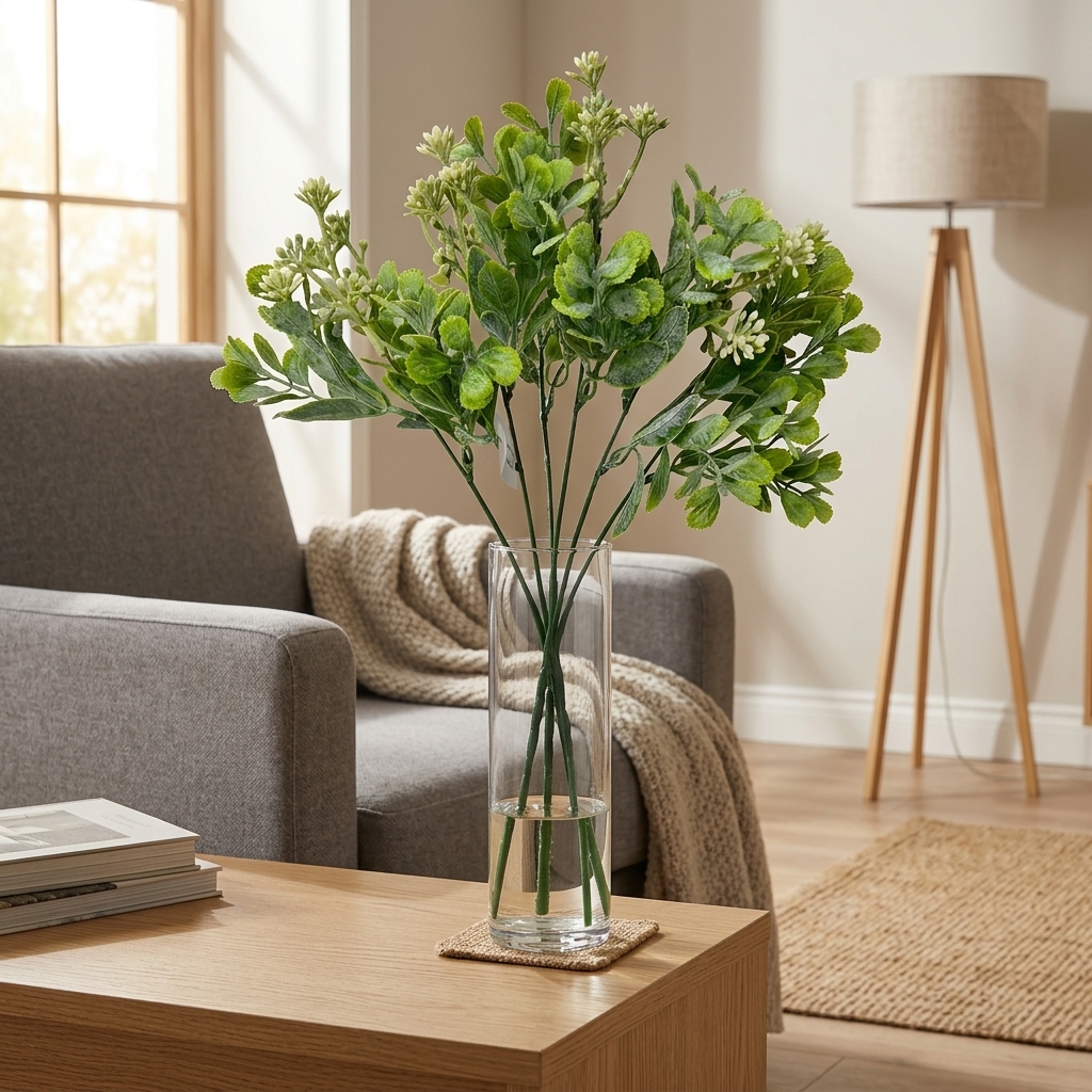 Premium Artificial Leaf Bunch 55cm detail 2