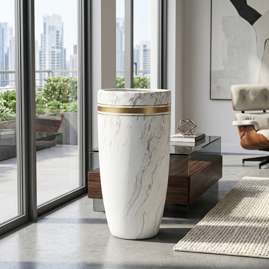 CP01 Classic Ceramic Pot 60cm detail 4