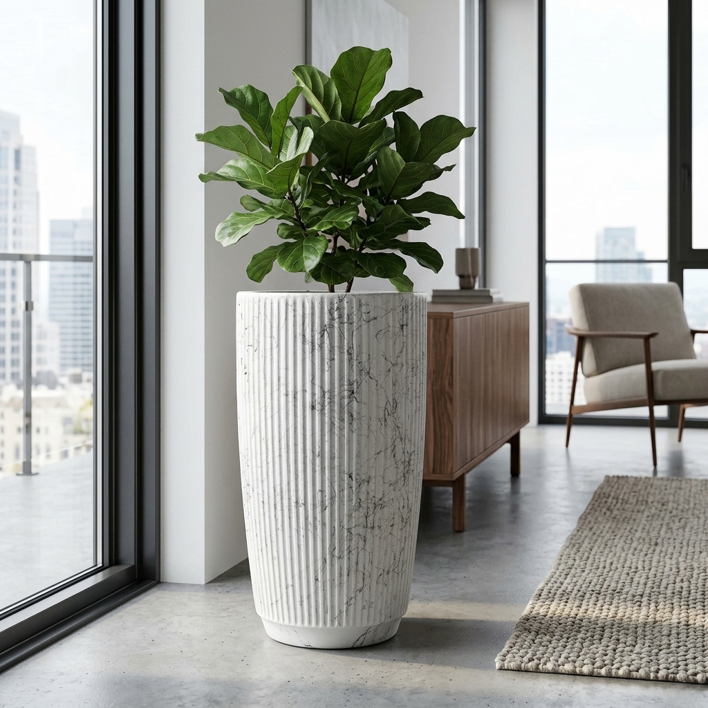CP04 Luxury 60cm Ceramic Garden Pot detail 4