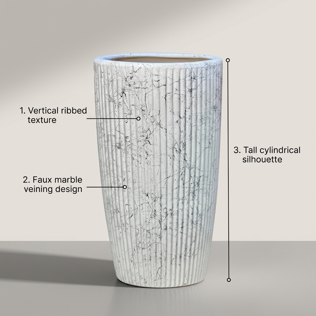 CP04 Luxury 60cm Ceramic Garden Pot detail 5
