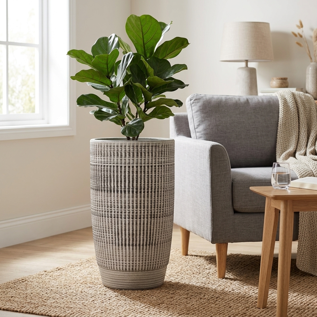 CP103 Premium Ceramic Pot 60cm detail 2