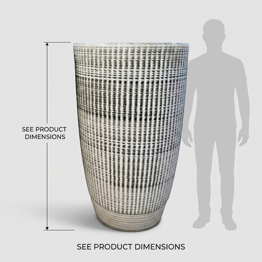 CP103 Premium Ceramic Pot 60cm detail 3