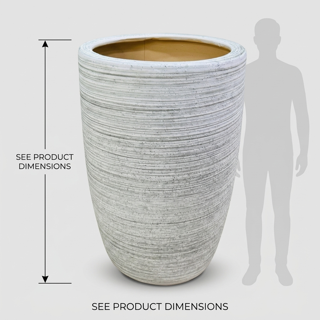 Contemporary Ceramic Planter CP127 detail 3