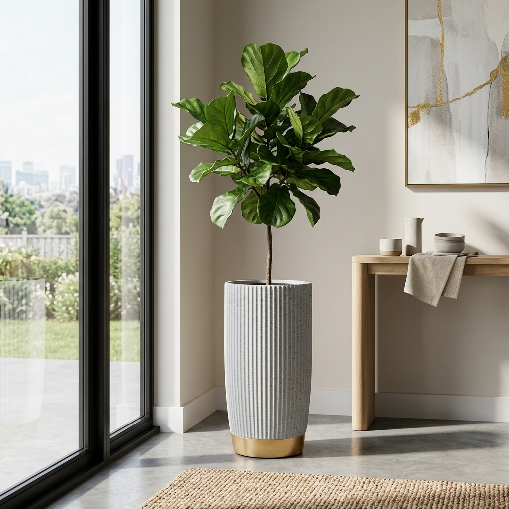 CP161 Premium Ceramic Pot 60cm detail 4
