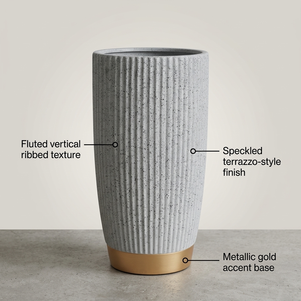 CP161 Premium Ceramic Pot 60cm detail 5