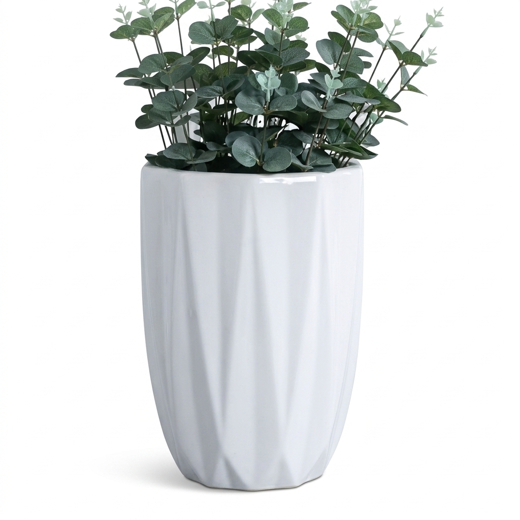 CP223 Modern Tapered Ceramic Pot Trio