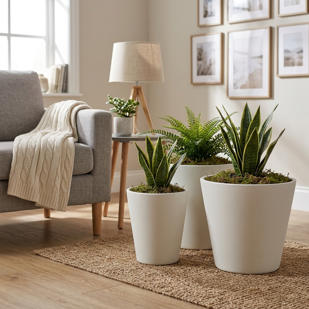 CP252 Trio Ceramic Planter Set (L/M/S) detail 2