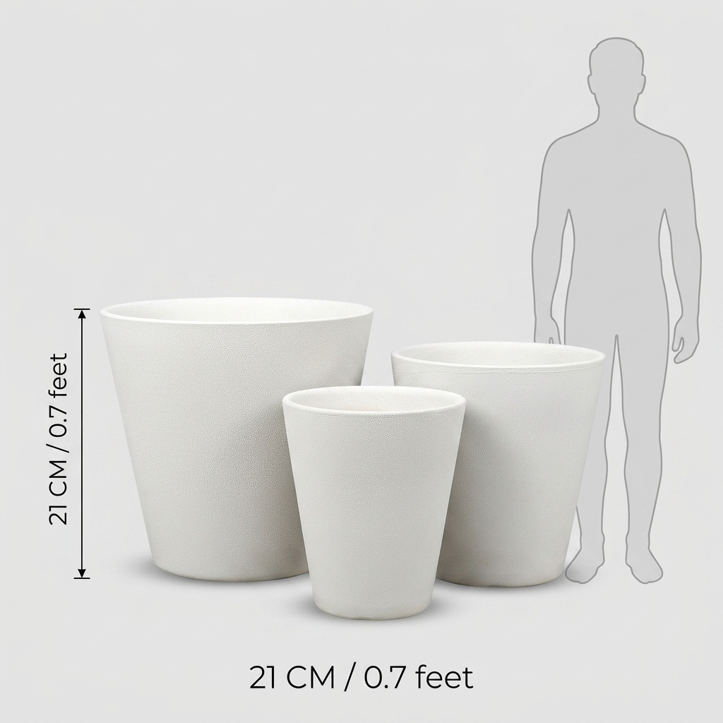 CP252 Trio Ceramic Planter Set (L/M/S) detail 3