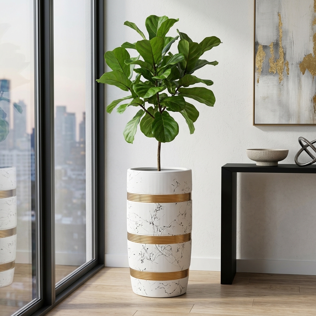 CP29 Luxury Ceramic Pot 60cm detail 4