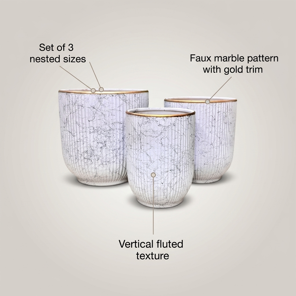CP62 Classic Ceramic Planter 21-30cm detail 5
