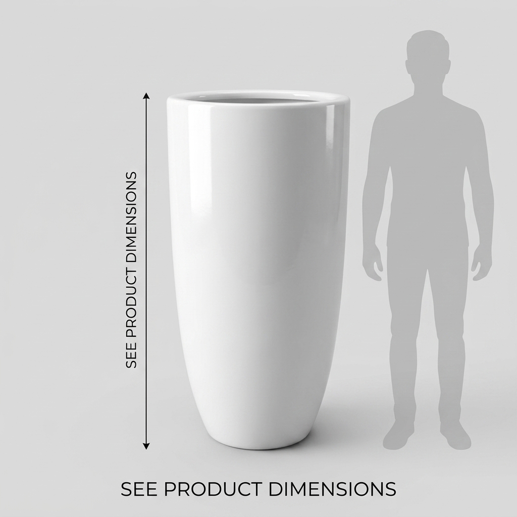 CP634 Modern Minimalist Ceramic Pot 60cm detail 3