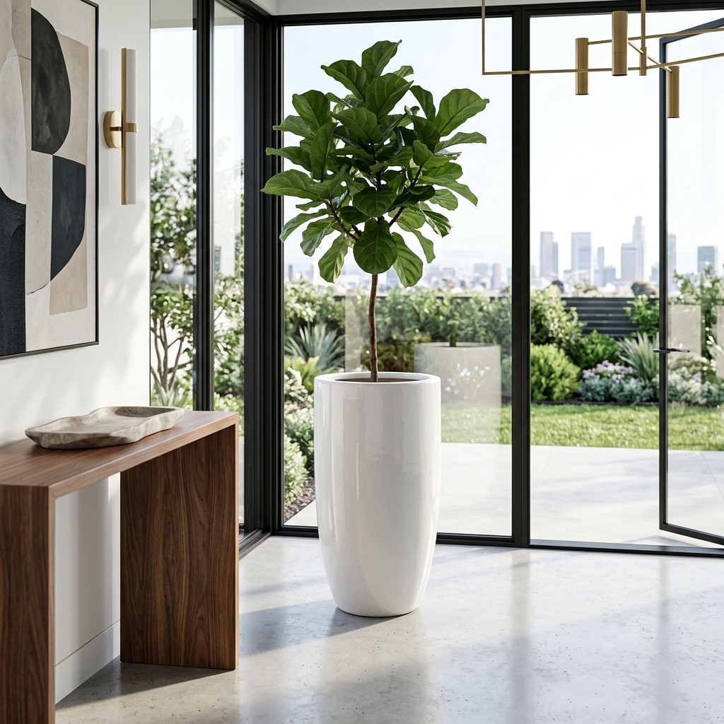 CP634 Modern Minimalist Ceramic Pot 60cm detail 4
