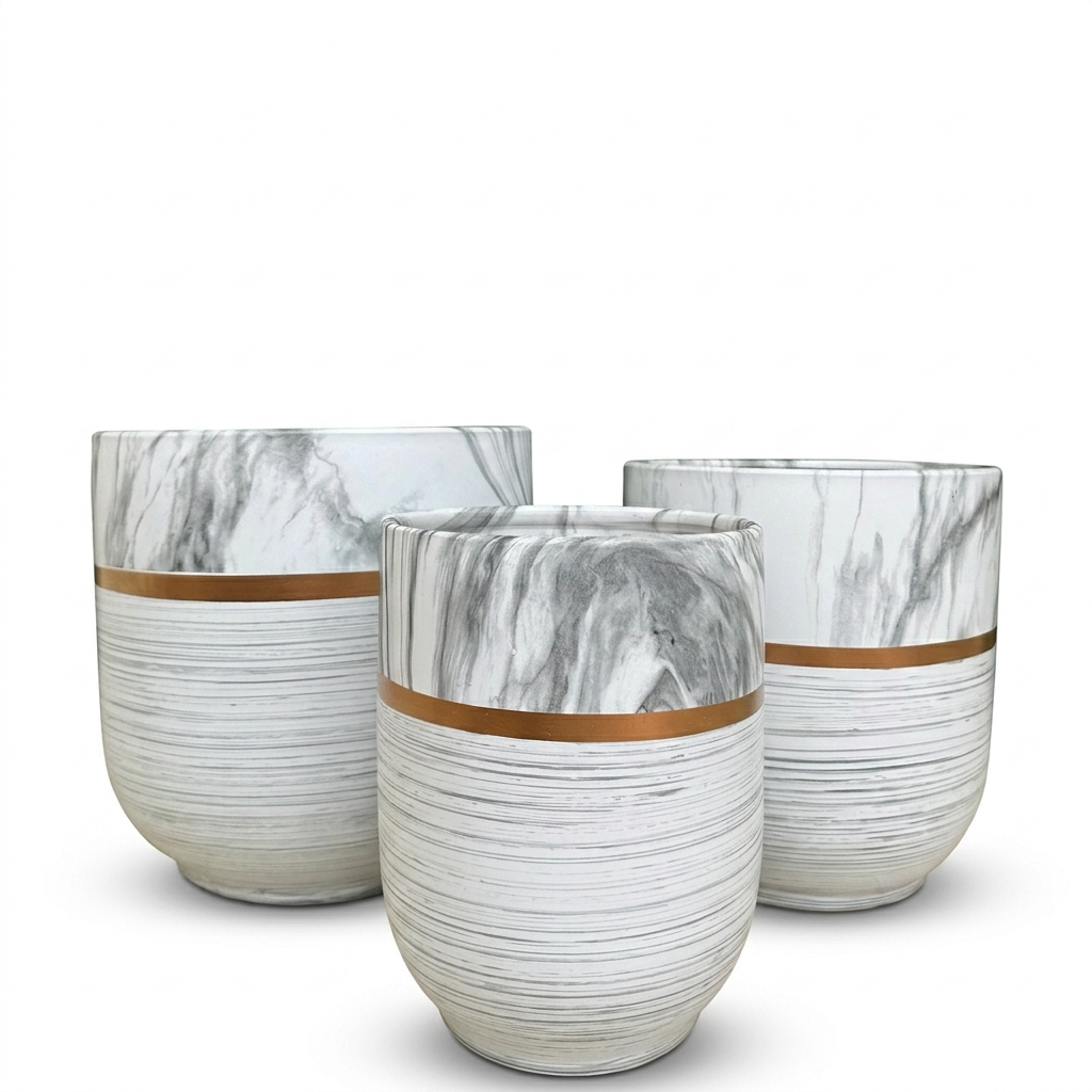 CP63 Textured Ceramic Planter Pot