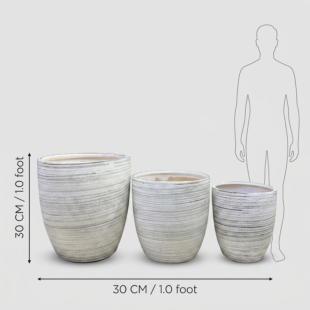 CP652 Classic Cube Ceramic Pot detail 3