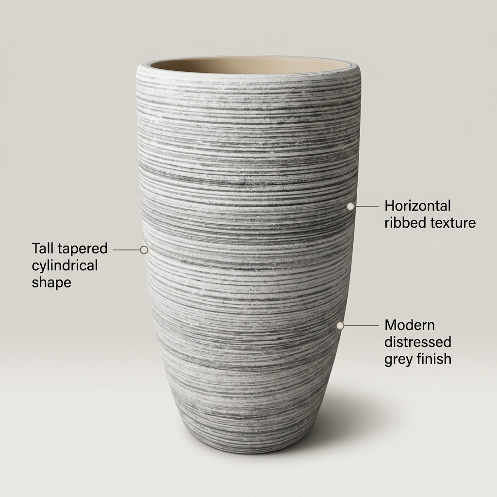 CP70 Classic Ceramic Plant Pot detail 5