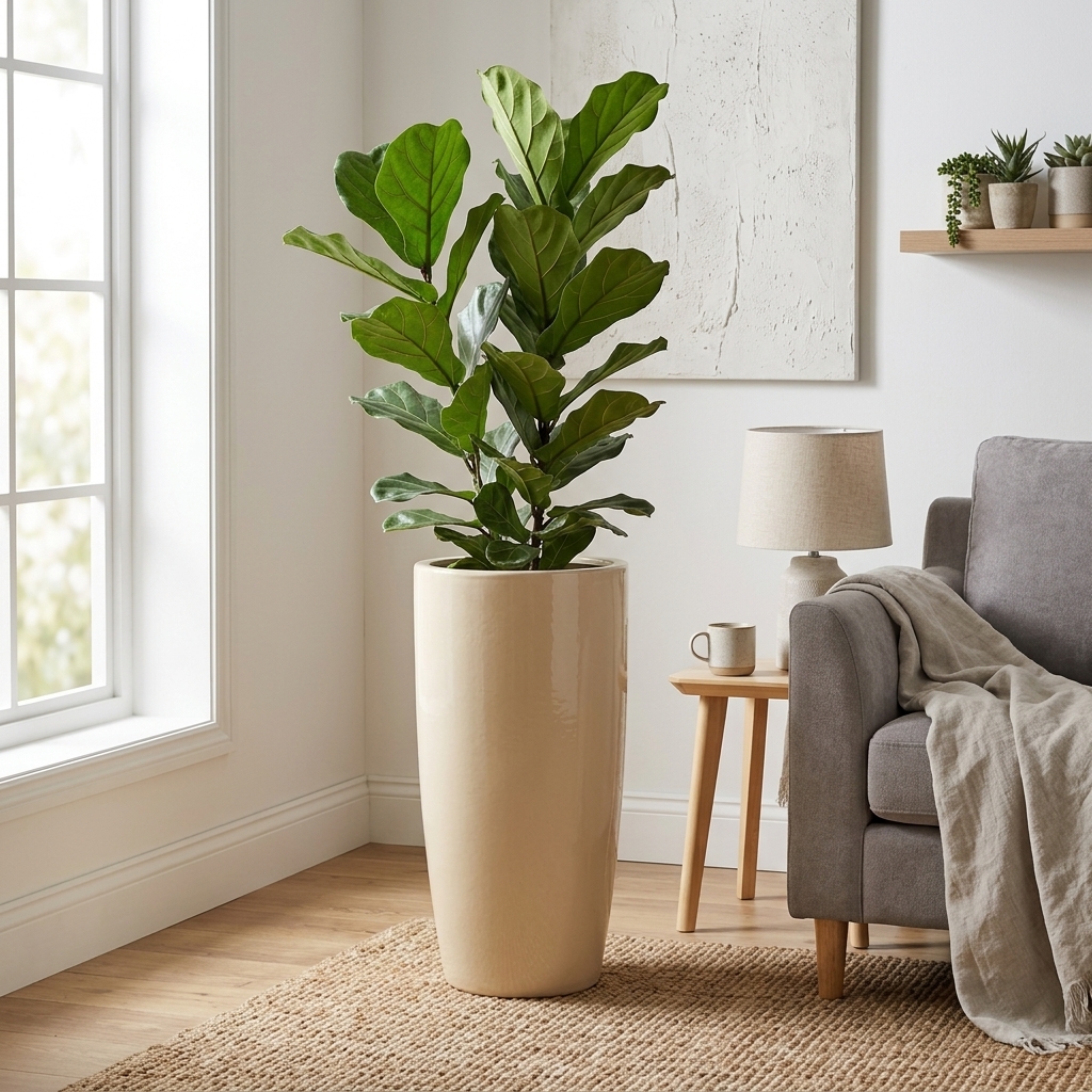 CP95 Designer Ceramic Planter 60cm detail 2