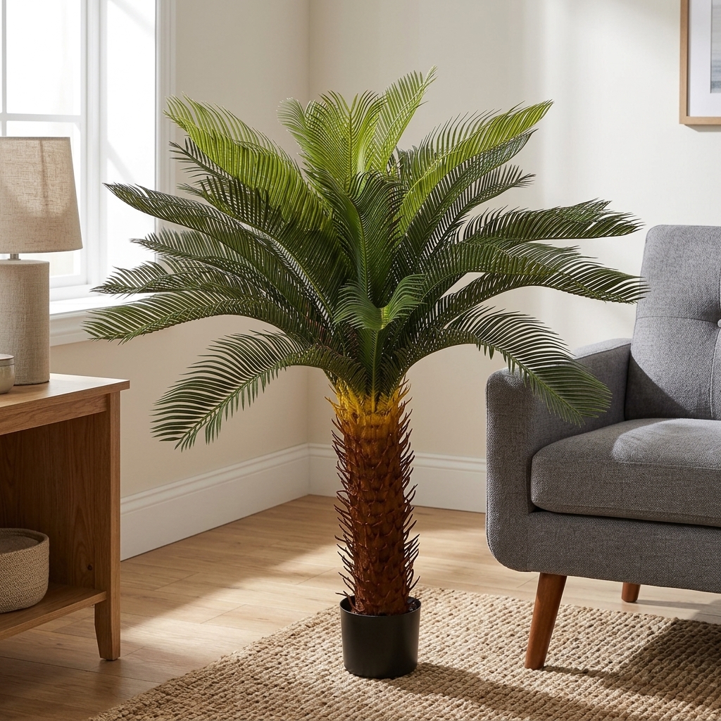 Artificial Cycas Palm Plant 130cm detail 2