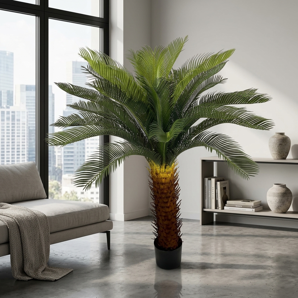 Artificial Cycas Palm Plant 130cm detail 4