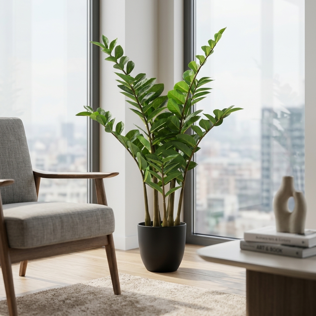 Deluxe Mixed Green Artificial Plant 75cm detail 4
