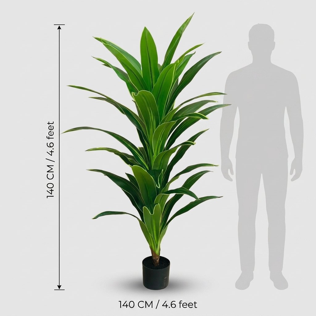Artificial Dracaena Tree 140cm detail 3