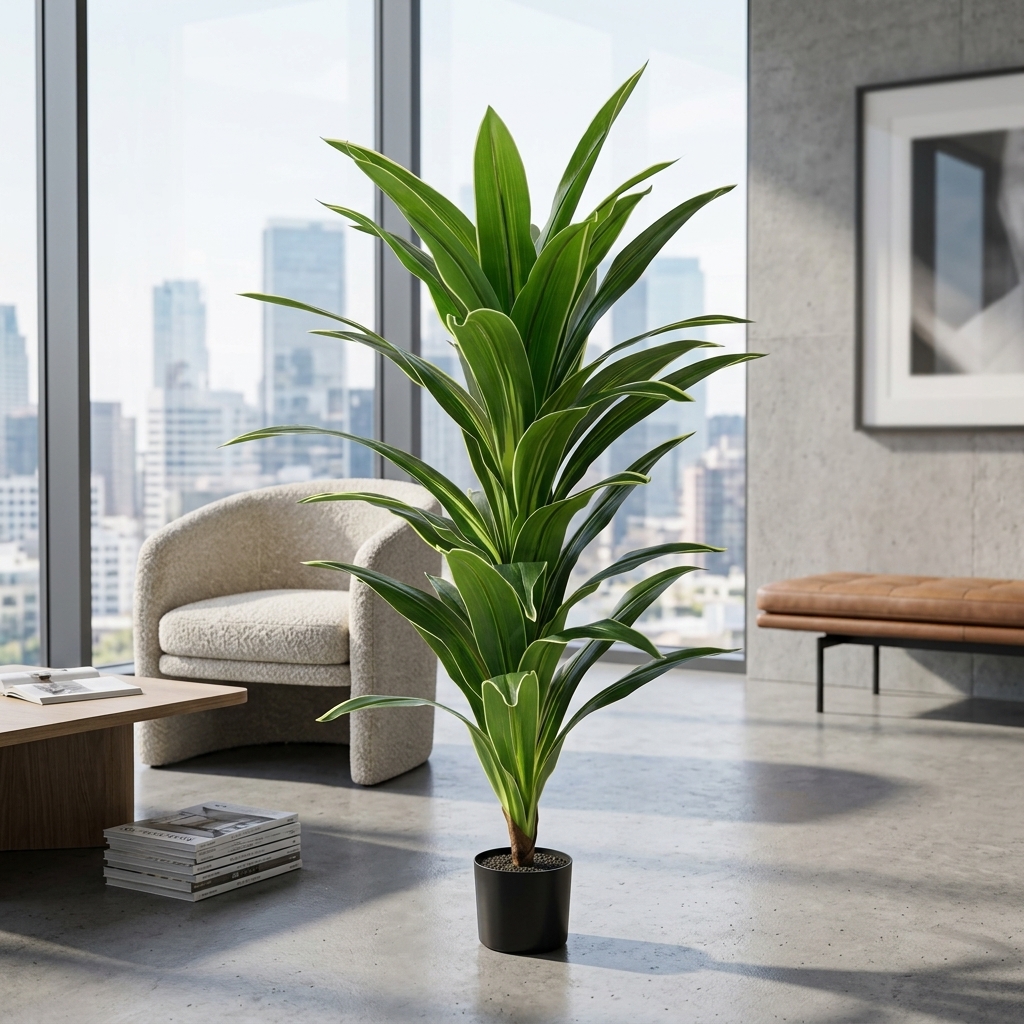 Artificial Dracaena Tree 140cm detail 4