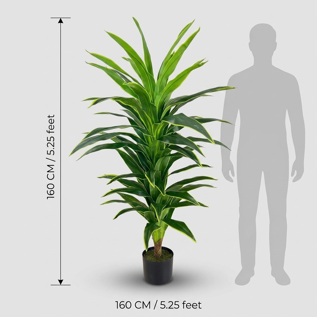 Large Artificial Dracaena Tree 160cm detail 3