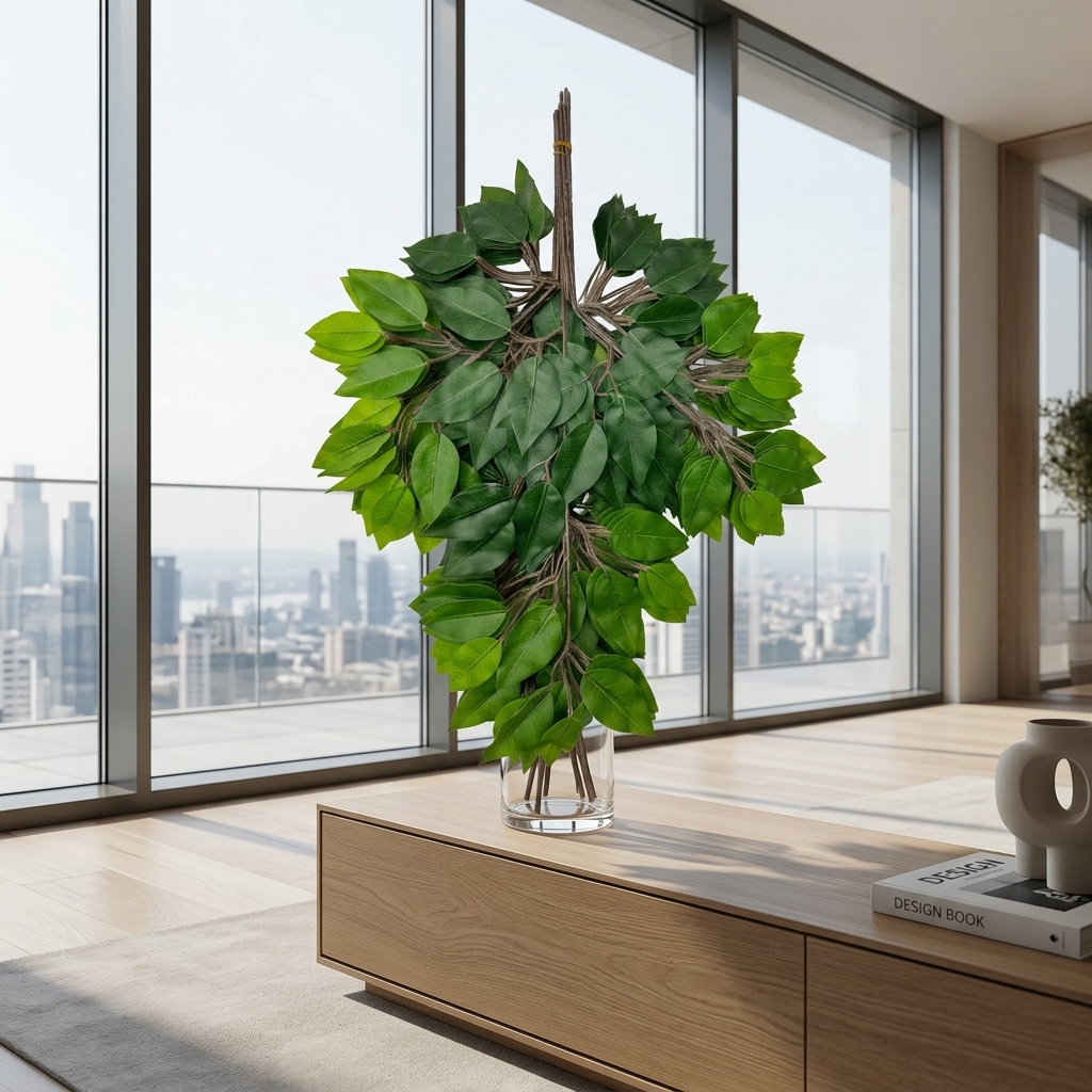 Artificial Fern Foliage Spray 35cm detail 4