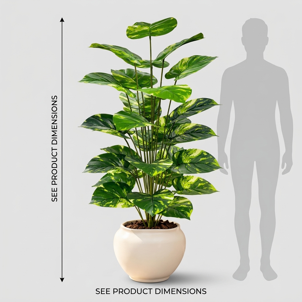 Tailored Faux Ficus Lyrata Tree detail 3