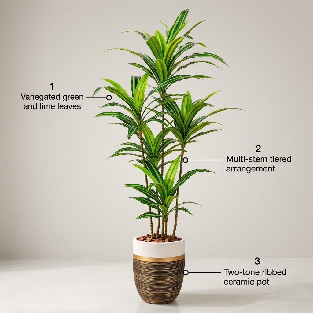 Custom Artificial Ficus & Olive Tree detail 5