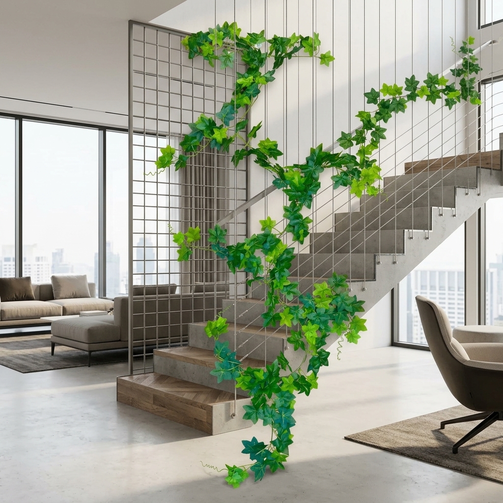 Artificial Golden Pothos Hanging Vine 100cm detail 4