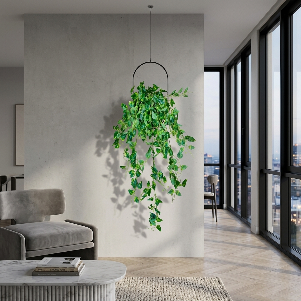 Artificial Hanging String of Pearls 100cm detail 4
