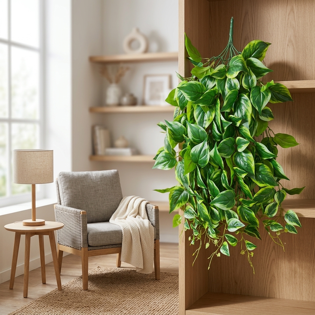 Artificial Hanging English Ivy Vine 100cm detail 2
