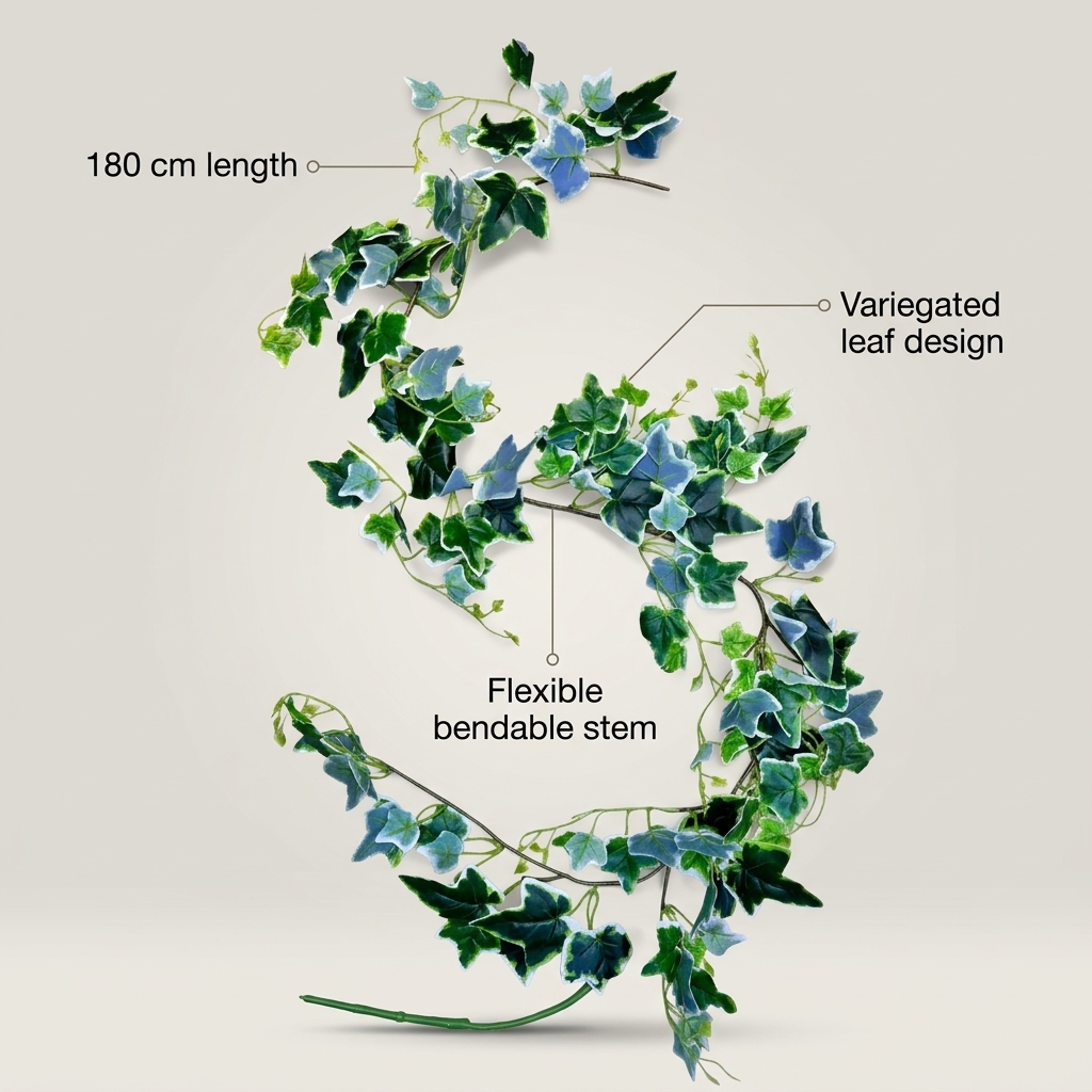 Artificial Trailing Eucalyptus Vine 100cm detail 5