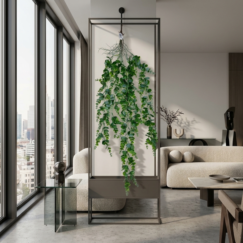 Artificial Mini Hanging Accent Plant 2.5cm detail 4
