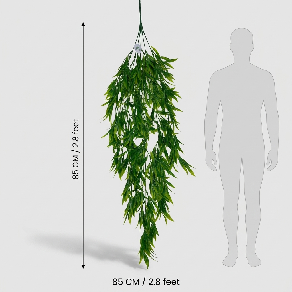 Artificial Pothos Cascading Bush 85cm detail 3