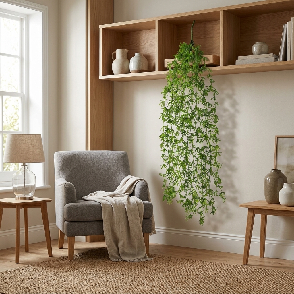 Artificial Hanging Pothos Plant 70cm detail 2