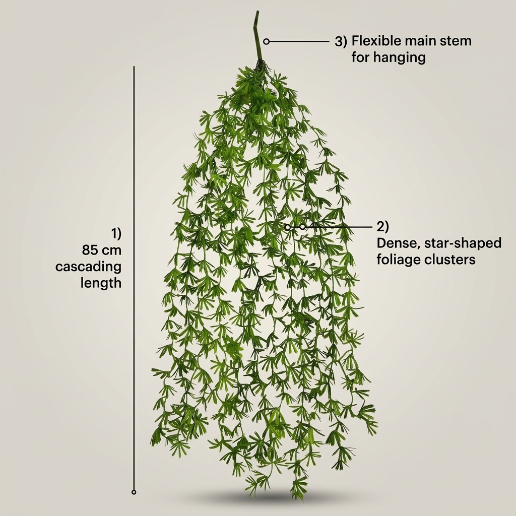 Artificial Hanging Pothos Plant 70cm detail 5