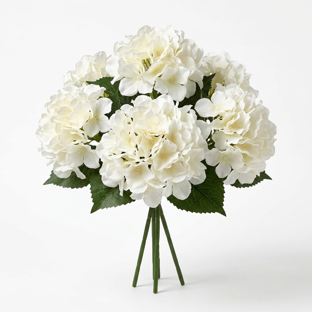 Soft Pink Hydrangea Stem 95cm