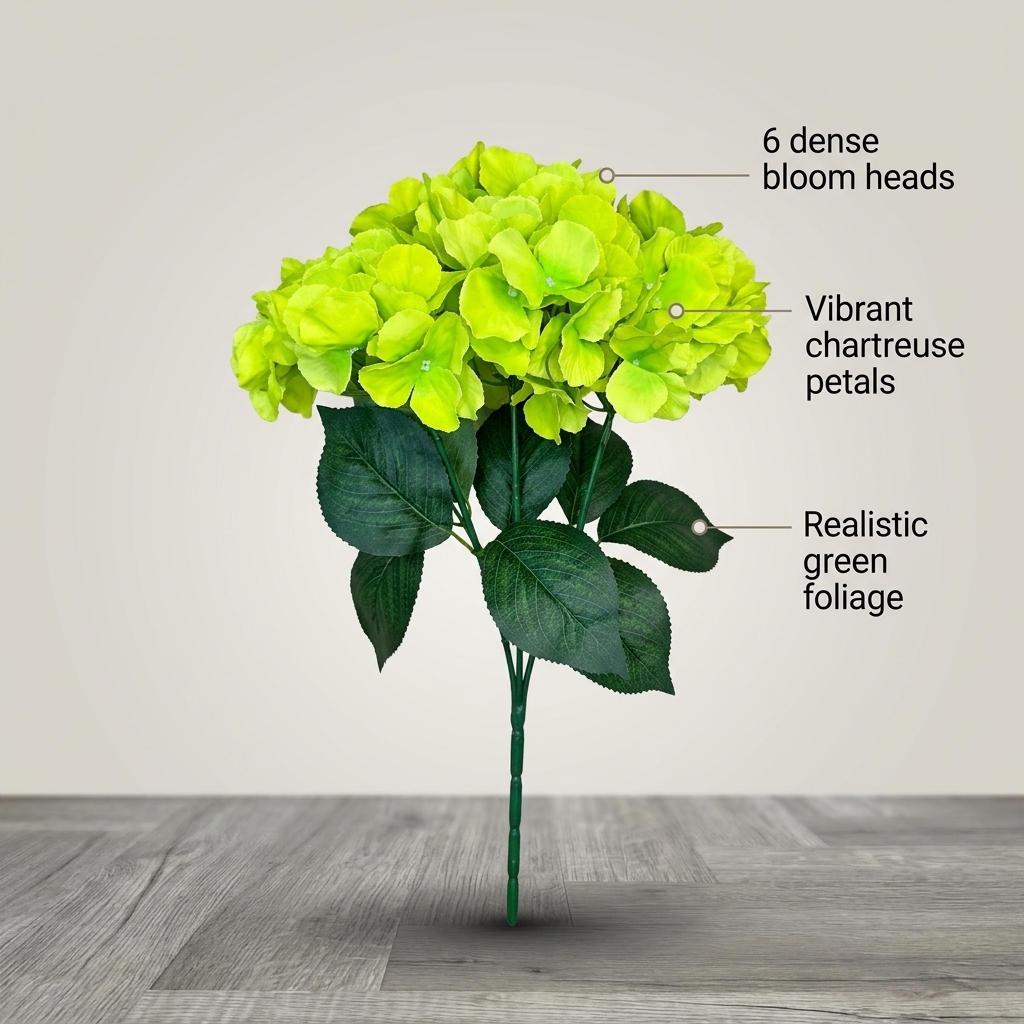 Artificial Hydrangea Stem 95cm detail 5