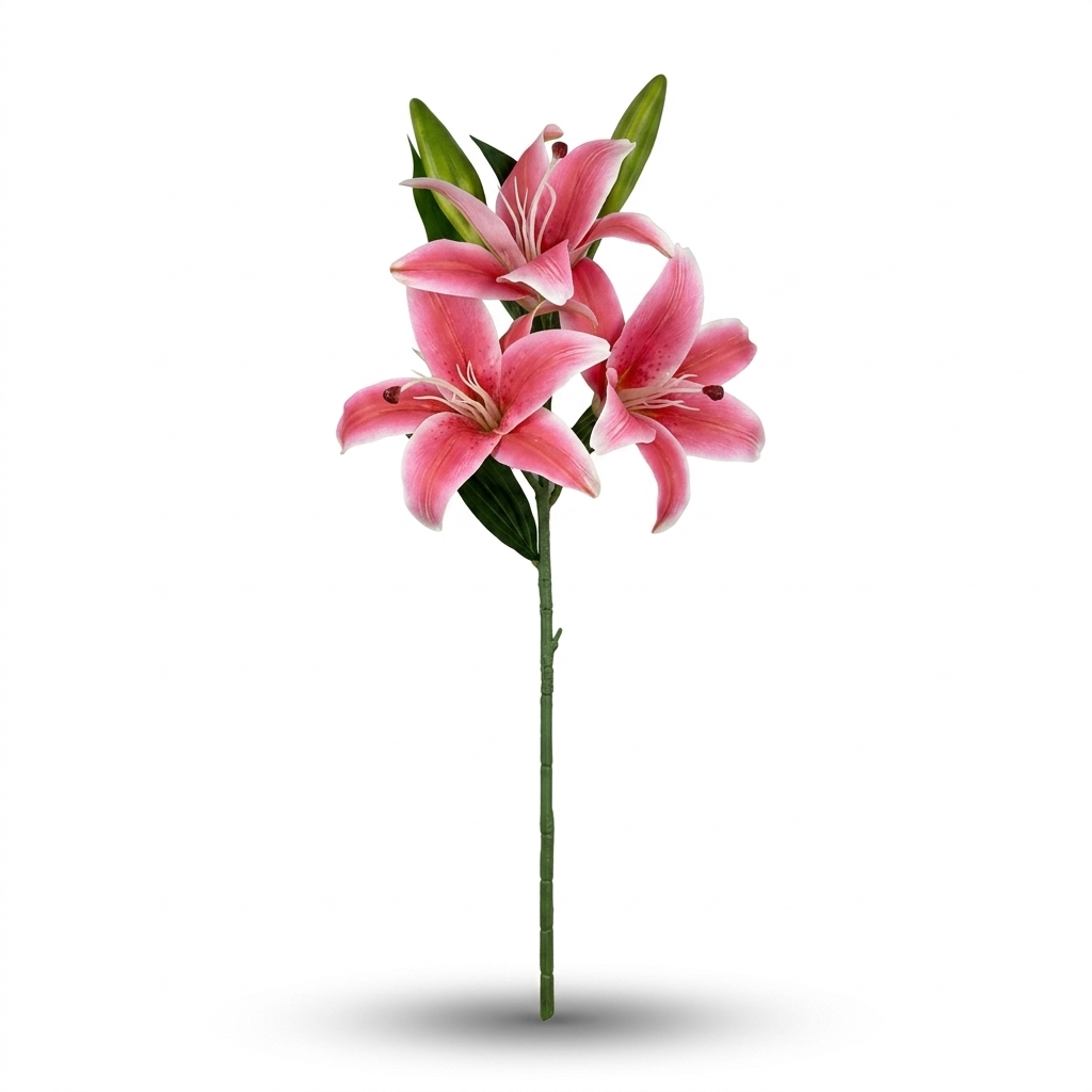 Premium Artificial Lily Stem 68cm