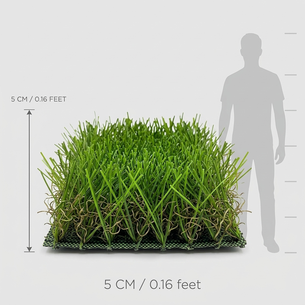 Super Grass MCM 50mm Artificial Grass detail 3