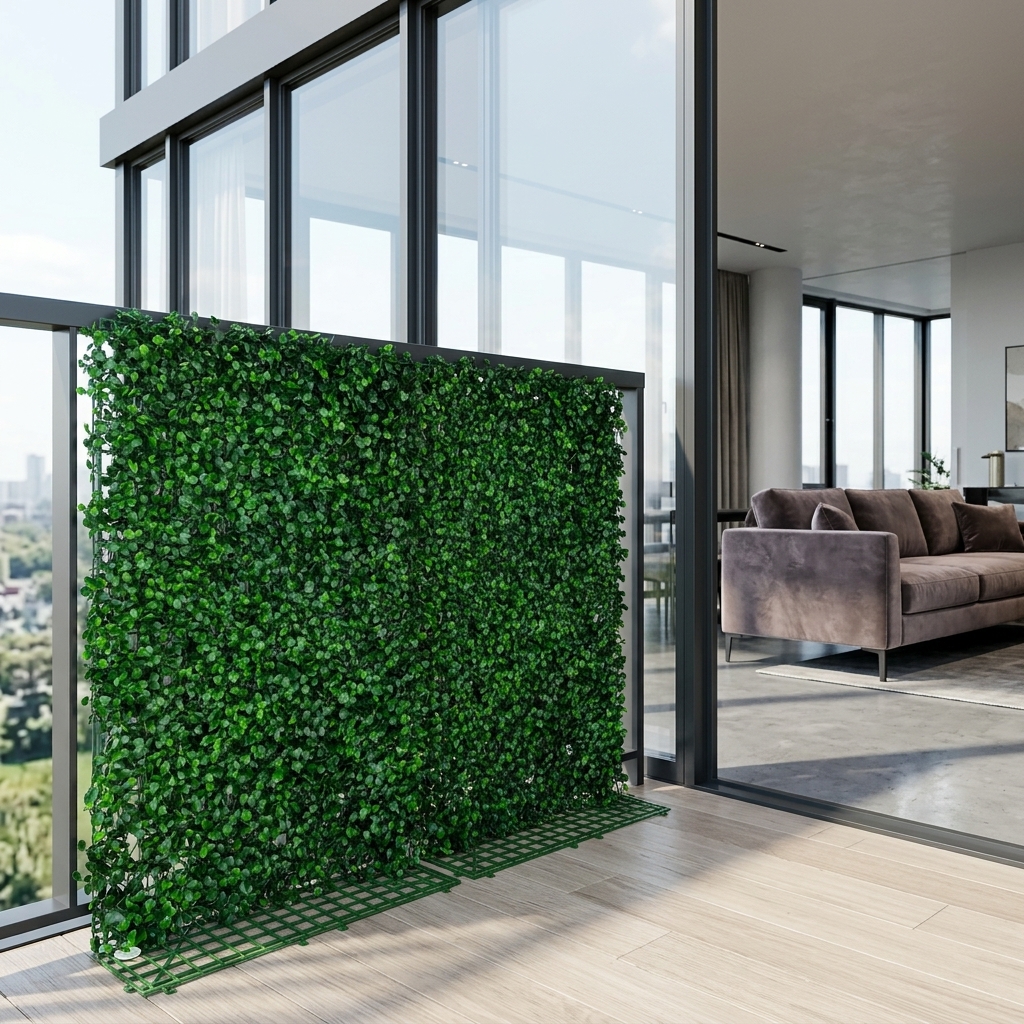 Tropical Faux Foliage Wall Panel 40x60cm detail 4