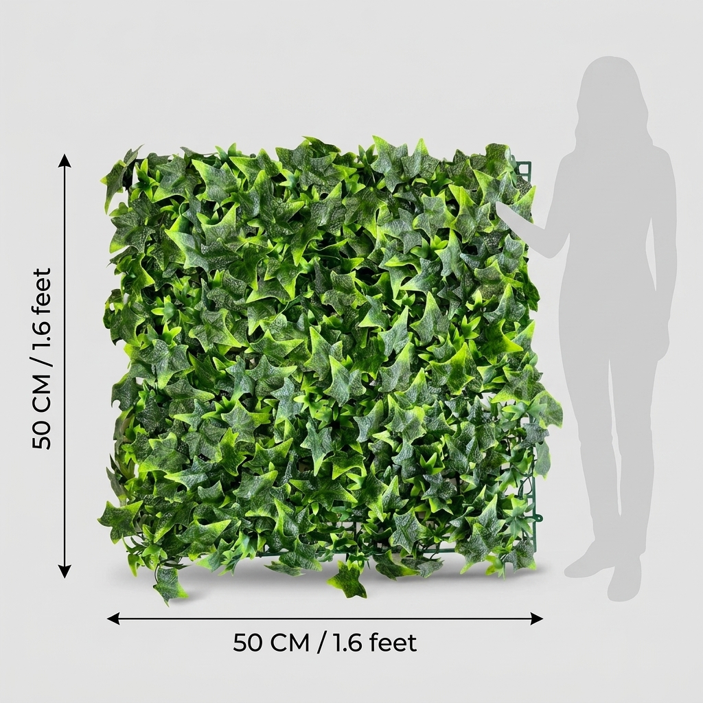 Eucalyptus Style Artificial Wall Mat 40x60cm detail 3