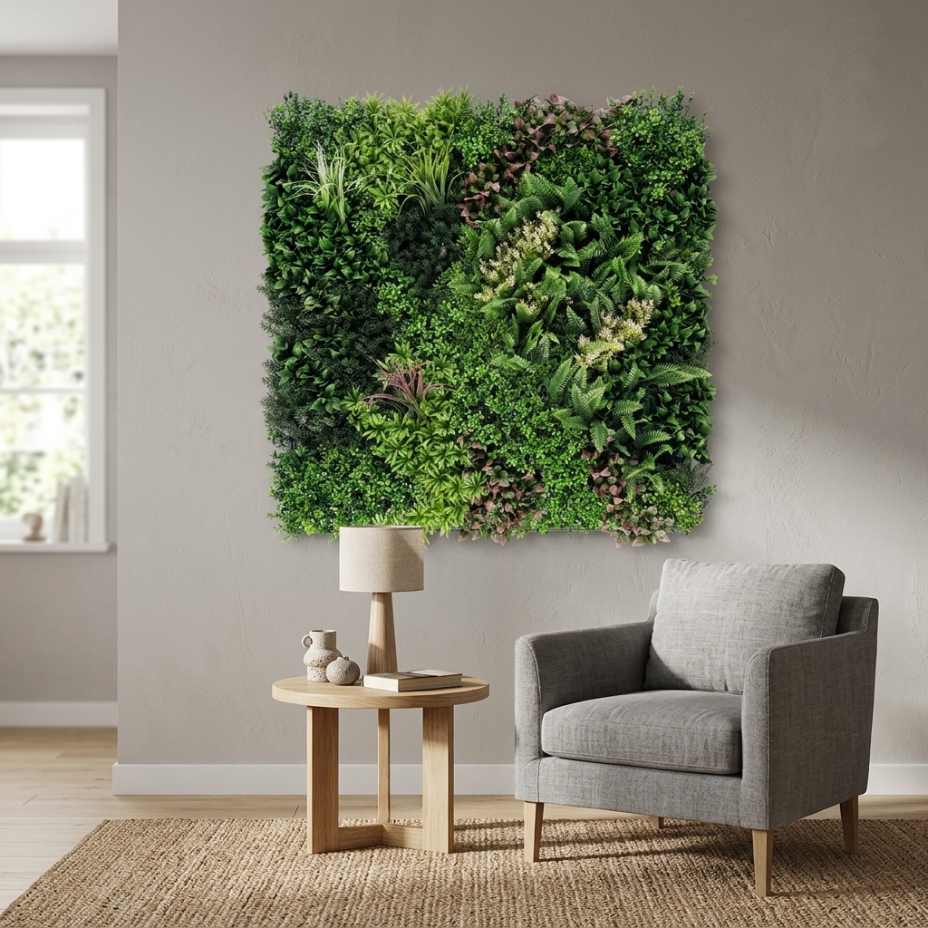 Large Botanical Garden Wall Panel 1m x 1m detail 2